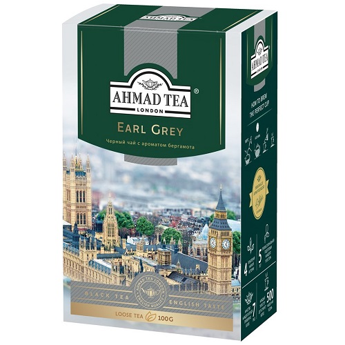 Ahmad Tea чай черный Earl Grey, 100 гр